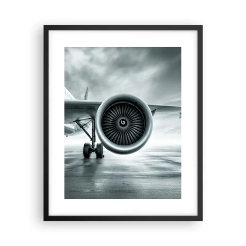 Poster in black frame - There Is Power! - 40x50 cm