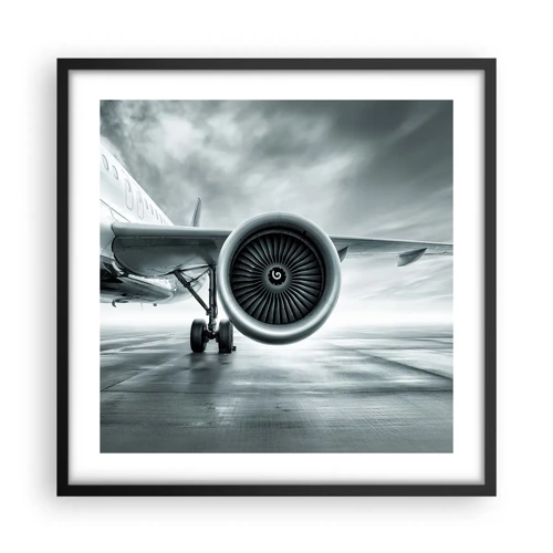 Poster in black frame - There Is Power! - 50x50 cm