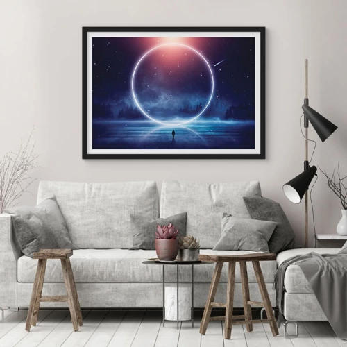 Poster in black frame - They are Already Here… - 100x70 cm
