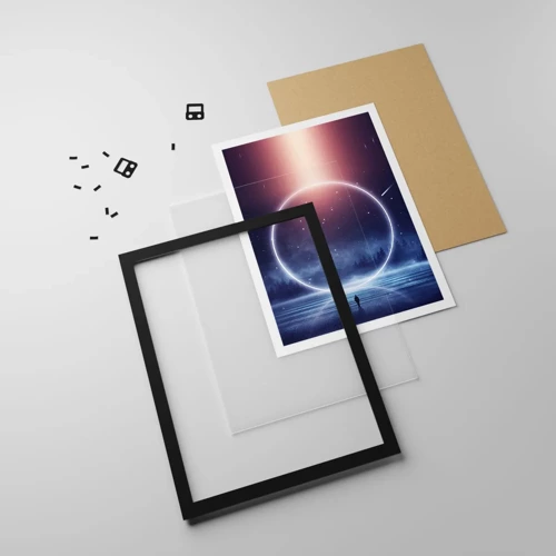 Poster in black frame - They are Already Here… - 50x70 cm