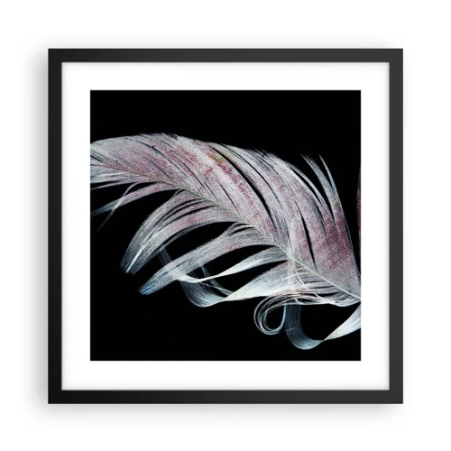 Poster in black frame - Think about Touch - 40x40 cm