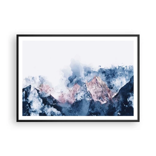 Poster in black frame - Those Summits! - 100x70 cm