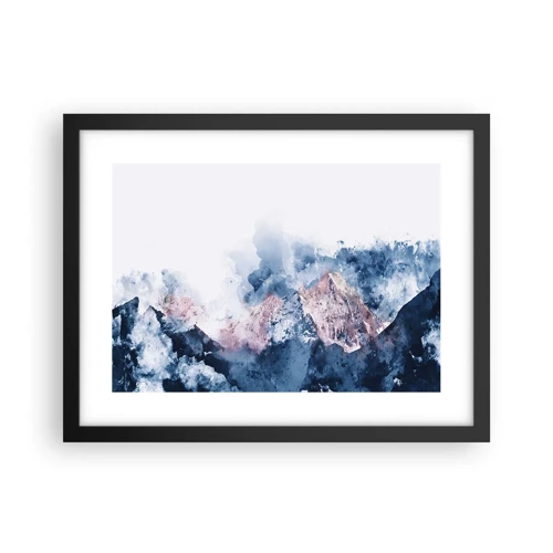 Poster in black frame - Those Summits! - 40x30 cm