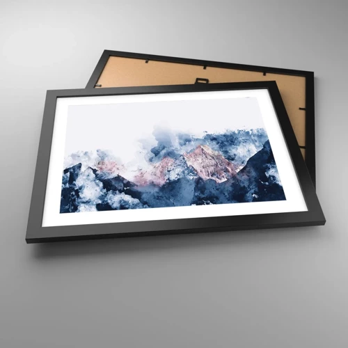 Poster in black frame - Those Summits! - 40x30 cm