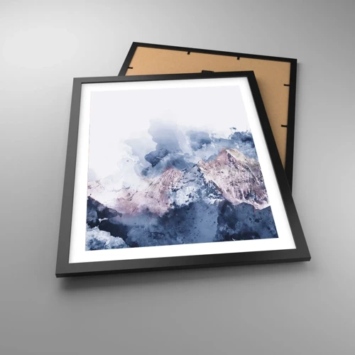 Poster in black frame - Those Summits! - 40x50 cm