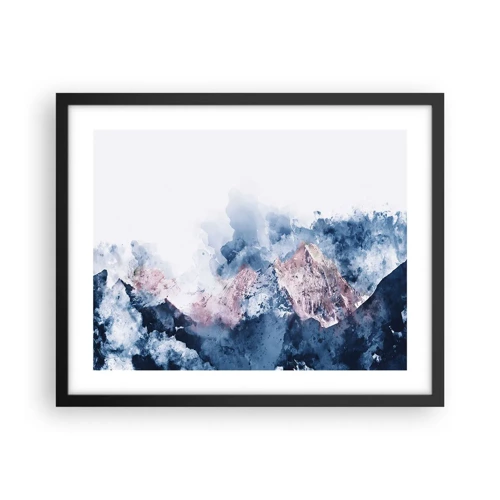 Poster in black frame - Those Summits! - 50x40 cm