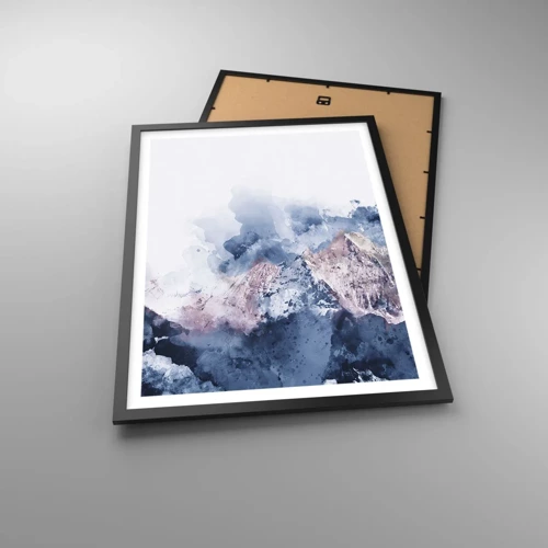 Poster in black frame - Those Summits! - 50x70 cm