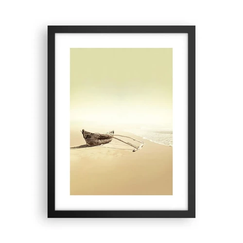 Poster in black frame - Throwback to South Seas - 30x40 cm