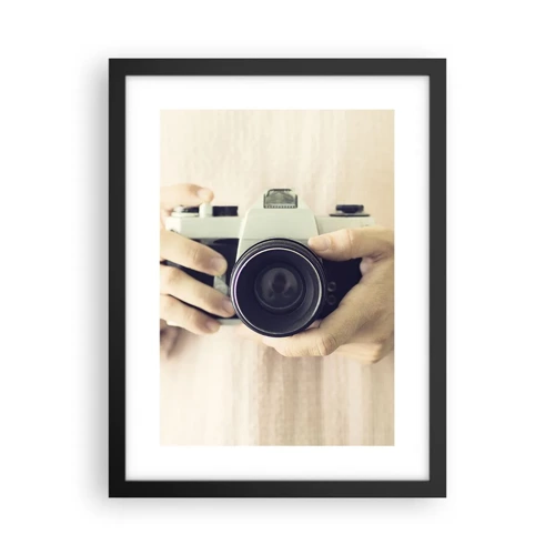 Poster in black frame - To Know More… - 30x40 cm