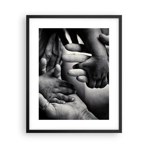 Poster in black frame - To be a Man - 40x50 cm