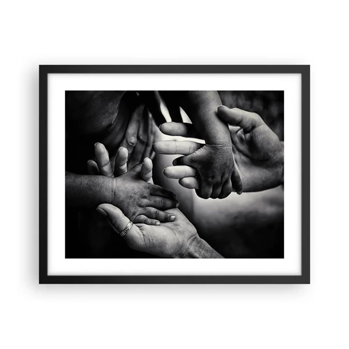 Poster in black frame - To be a Man - 50x40 cm