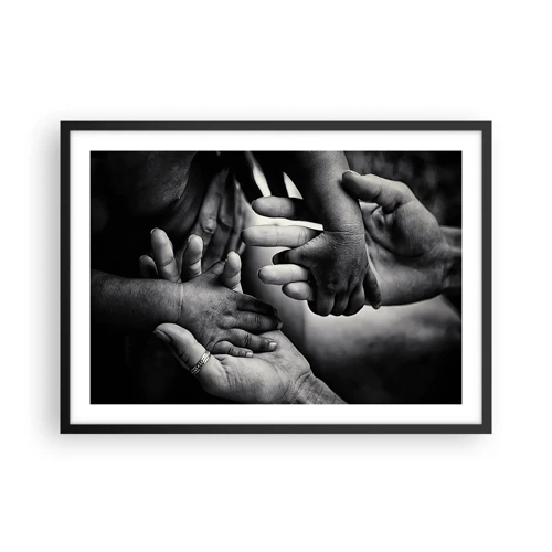 Poster in black frame - To be a Man - 70x50 cm