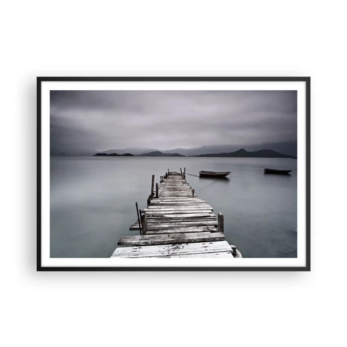 Poster in black frame - Tomorrow You Can Go - 100x70 cm