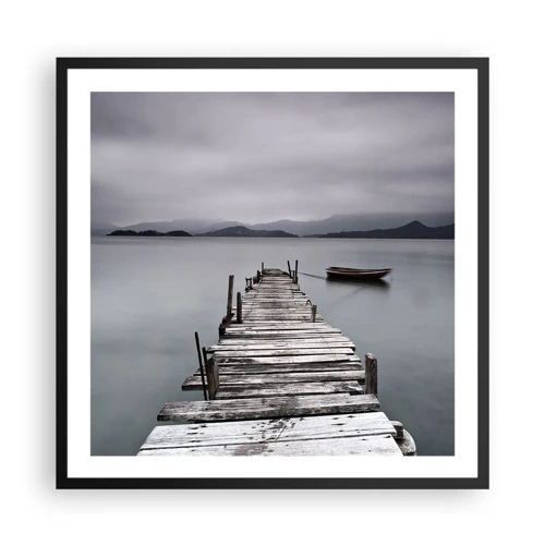 Poster in black frame - Tomorrow You Can Go - 60x60 cm
