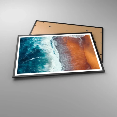 Poster in black frame - Touch of the Ocean - 91x61 cm