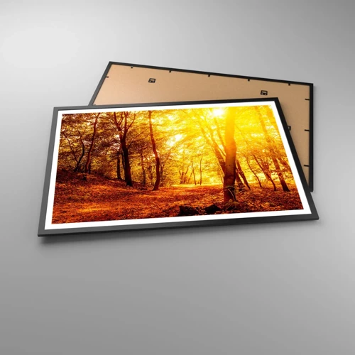 Poster in black frame - Towards Golden Plain - 91x61 cm