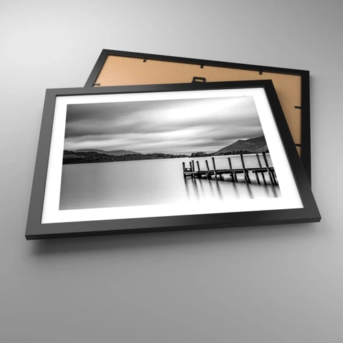 Poster in black frame - Tranquility and Power - 40x30 cm