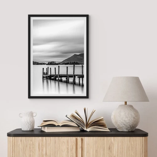 Poster in black frame - Tranquility and Power - 50x70 cm