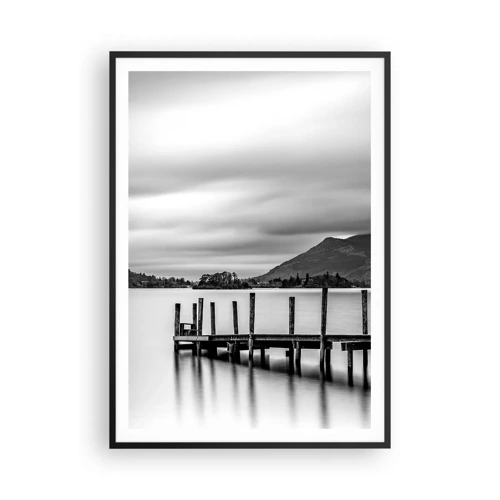 Poster in black frame - Tranquility and Power - 70x100 cm