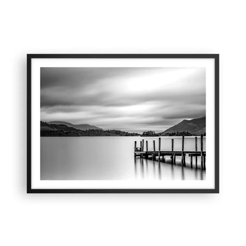 Poster in black frame - Tranquility and Power - 70x50 cm