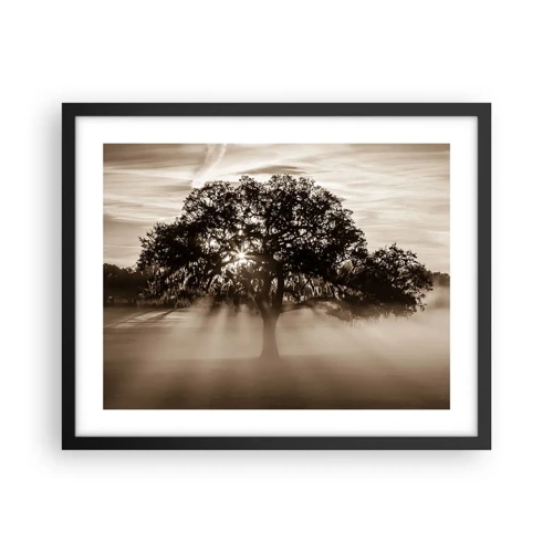 Poster in black frame - Tree of Good Knowledge - 50x40 cm