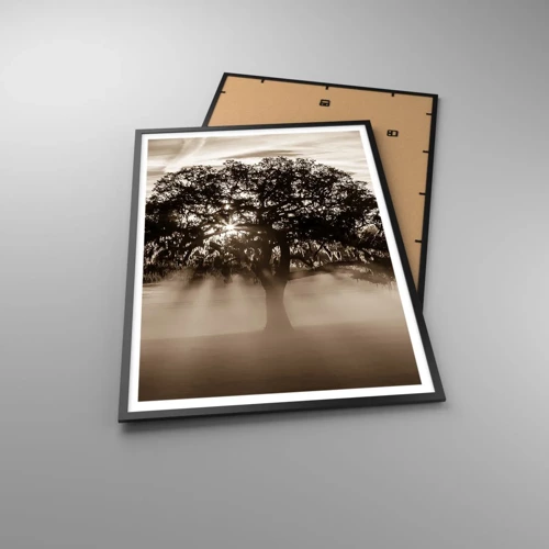 Poster in black frame - Tree of Good Knowledge - 70x100 cm