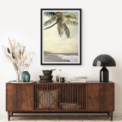 Poster in black frame - Tropical Dream - 30x40 cm