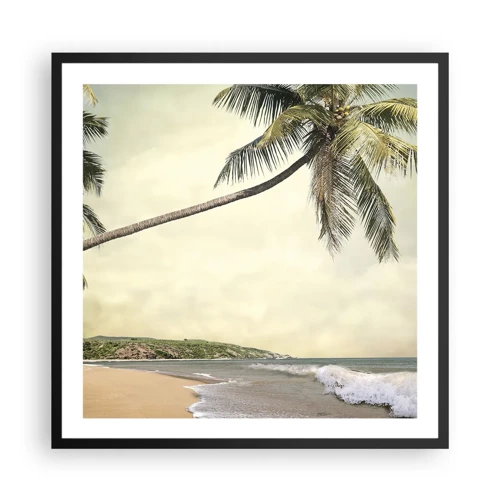 Poster in black frame - Tropical Dream - 60x60 cm