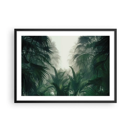 Poster in black frame - Tropical Secret - 70x50 cm