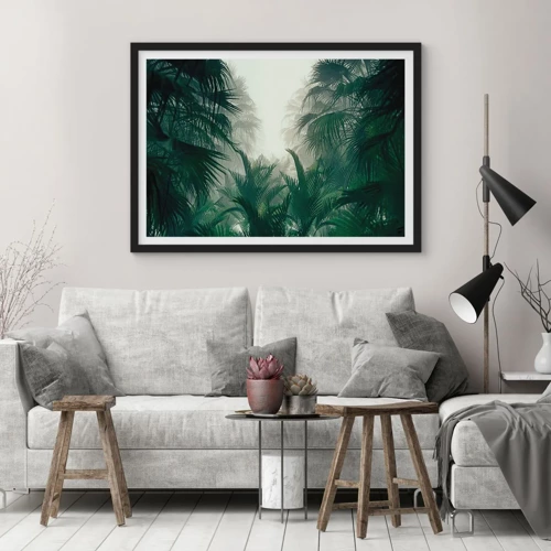 Poster in black frame - Tropical Secret - 70x50 cm