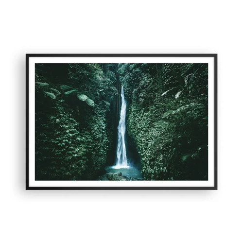 Poster in black frame - Tropical Spring - 100x70 cm
