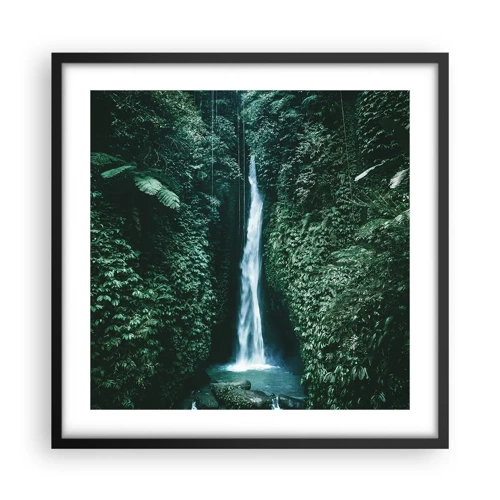 Poster in black frame - Tropical Spring - 50x50 cm
