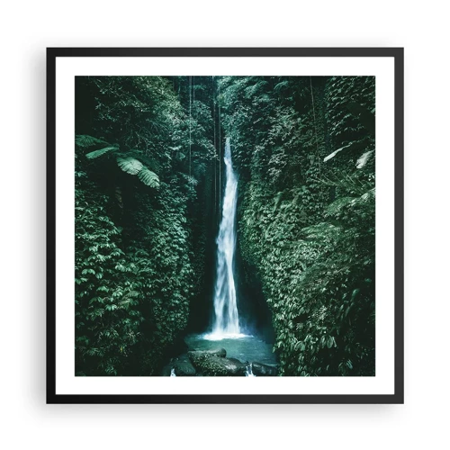 Poster in black frame - Tropical Spring - 60x60 cm