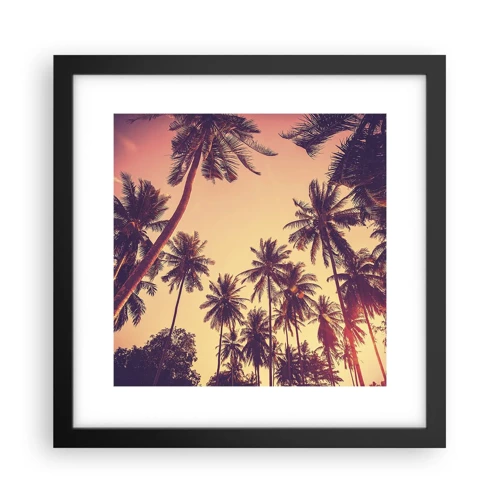 Poster in black frame - Tropical Variation - 30x30 cm