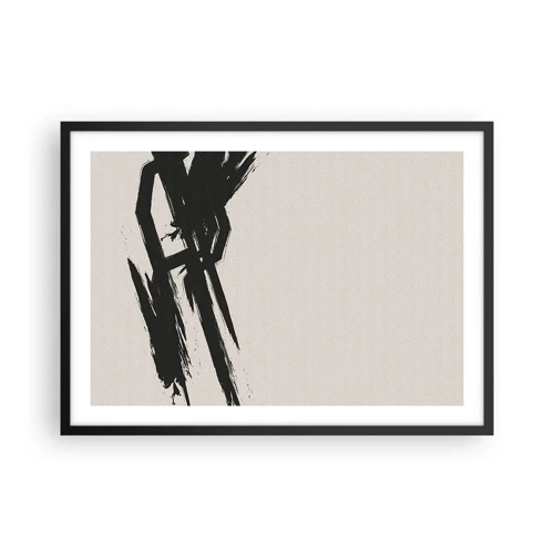 Poster in black frame - Uncontrollable Rush - 70x50 cm