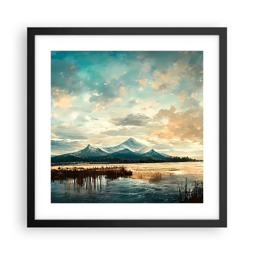 Poster in black frame - Under Heaven's Protection - 40x40 cm
