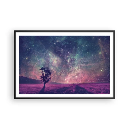 Poster in black frame - Under Magical Sky - 91x61 cm