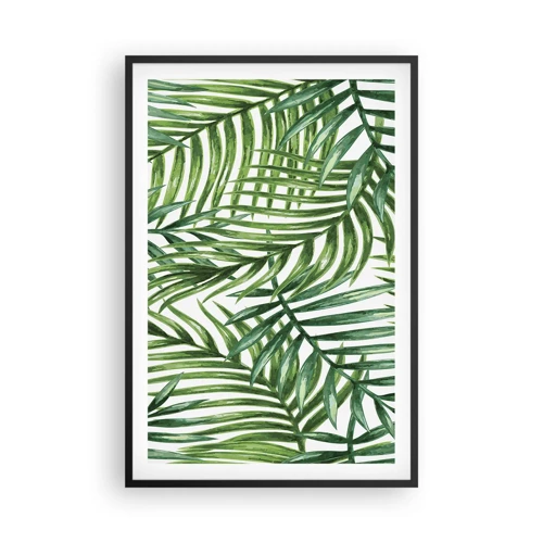 Poster in black frame - Under the Green Canopy - 61x91 cm