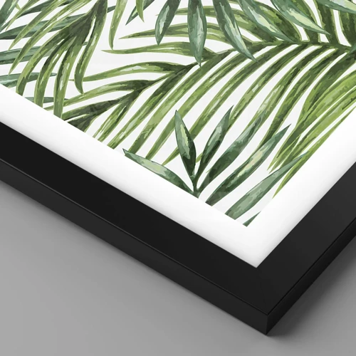 Poster in black frame - Under the Green Canopy - 61x91 cm