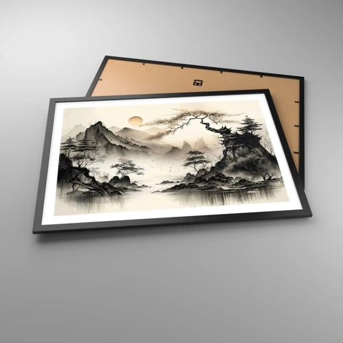 Poster in black frame - Unique Charm of the Orient - 70x50 cm