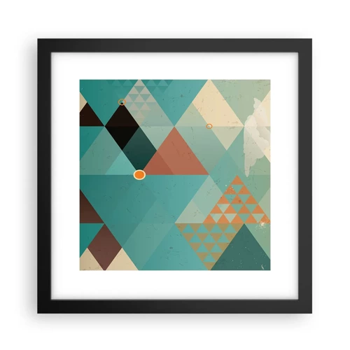 Poster in black frame - Unity in Multitude, Multitude of Unity - 30x30 cm