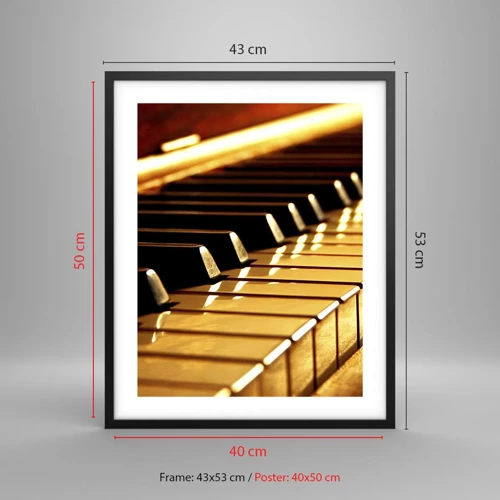 Poster in black frame - Unlimited Possibilities - 40x50 cm