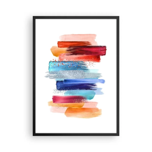 Poster in black frame - Up and Down - 50x70 cm