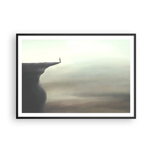 Poster in black frame - Upwards, Naturally! - 100x70 cm