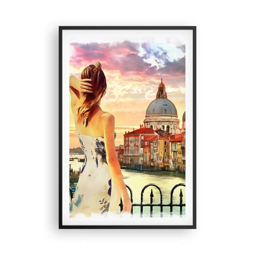 Poster in black frame - Venice Adventure - 61x91 cm