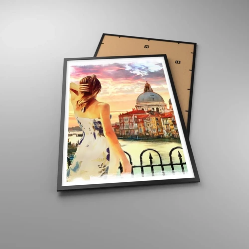 Poster in black frame - Venice Adventure - 61x91 cm