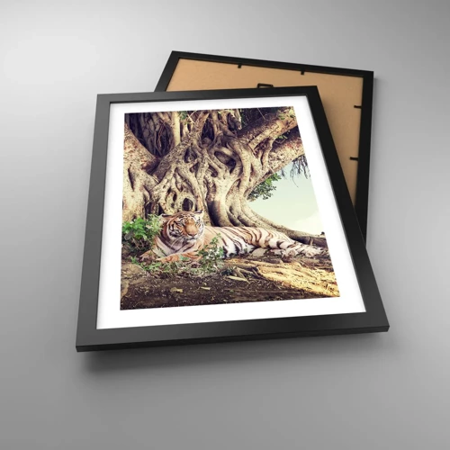 Poster in black frame - View from the Genesis - 30x40 cm