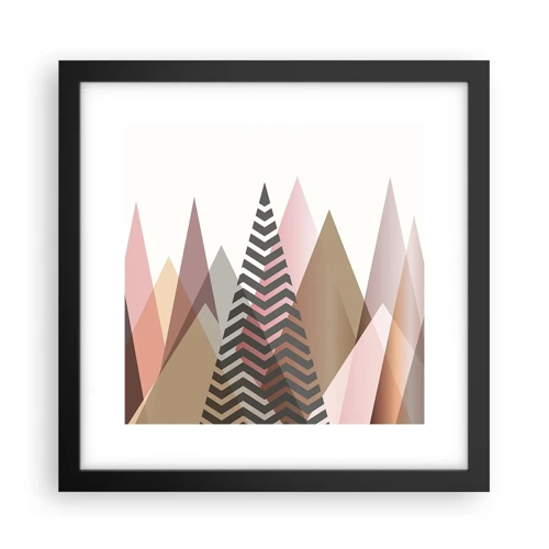 Poster in black frame - View of the Piramide - 30x30 cm