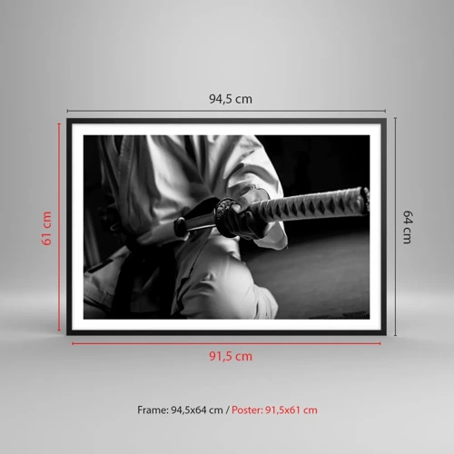 Poster in black frame - Warrior's Soul - 91x61 cm