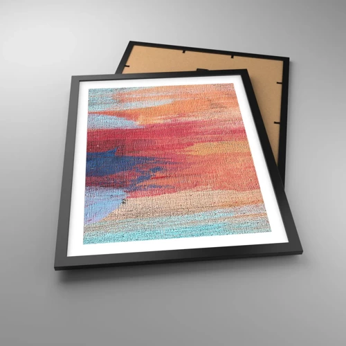 Poster in black frame - Washed Down by Rainbow - 40x50 cm